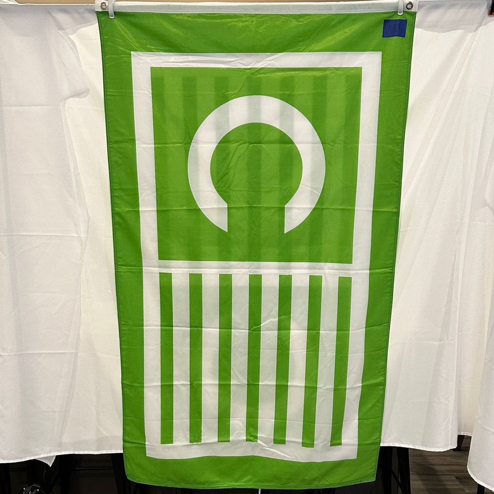 Bright Green KCCO Chive Flag – Keep Calm and Chive On